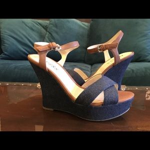 Guess Denim Wedges